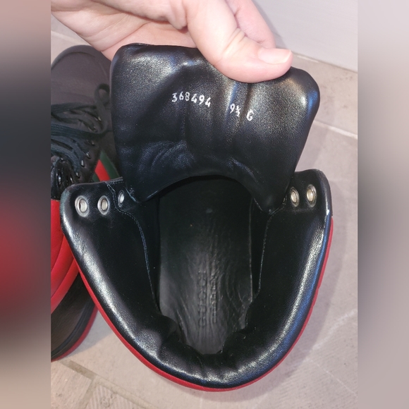 Authentic Gucci men shoes hightop 10 1/2 US - Picture 8 of 14